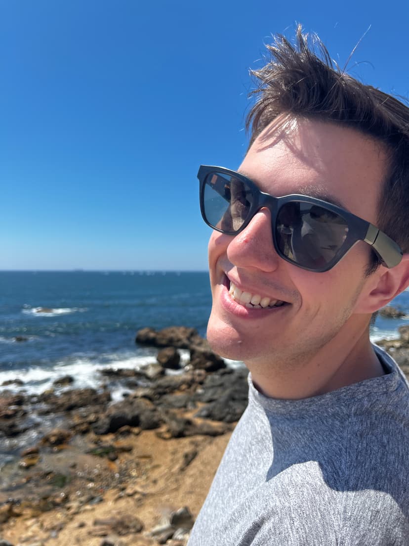 Ryan smiling in the sun